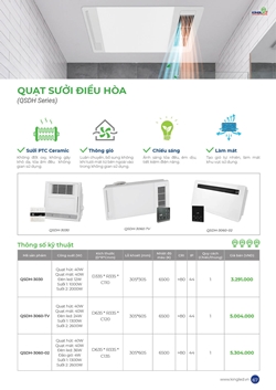 Báo giá Quạt sưởi điều hòa 2025